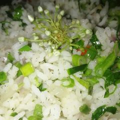 Spring onion Fried rice A picture of Spring onion Fried rice.