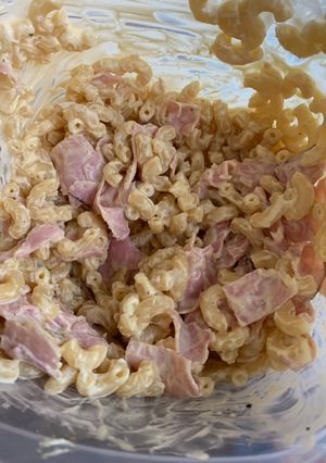 A picture of Macaroni salad.