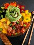 Pokebowl de salmón