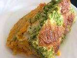 Soufflé de brócoli y calabaza