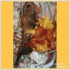 A picture of Barbeque fish.