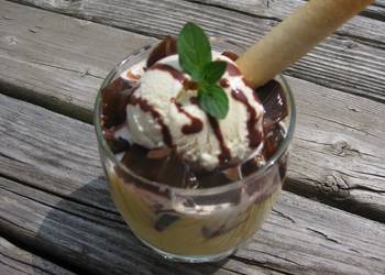 Unique Recipe Exotic Mango  Coffee Jelly Parfait Home Style