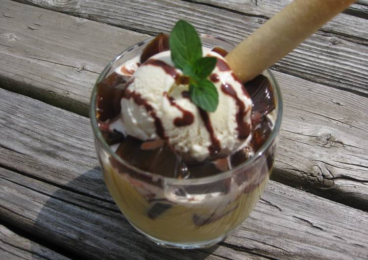 Exotic Mango & Coffee Jelly Parfait Exotic Mango & Coffee Jelly Parfait