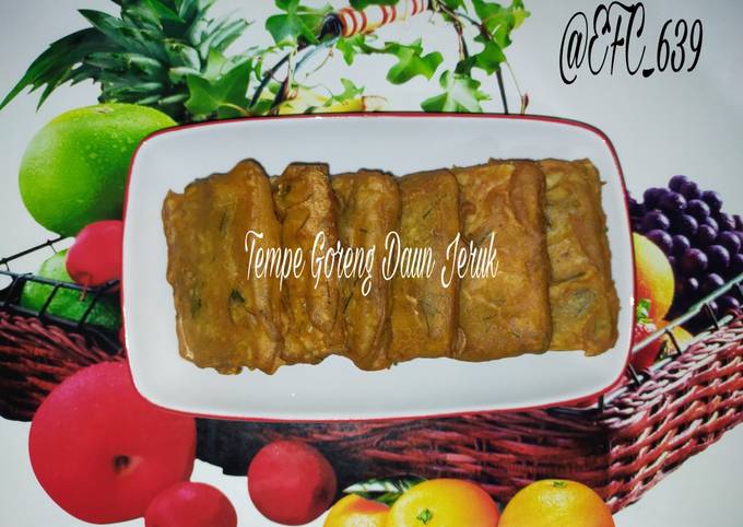 Tempe Goreng Daun Jeruk