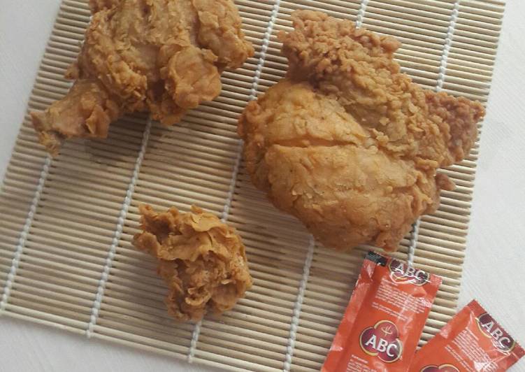 Ayam Goreng Tepung ala Kakek Sanders 😂 (Fried Chicken)