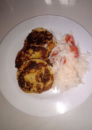 Una foto de Medallones de Repollo con Pan Rallado