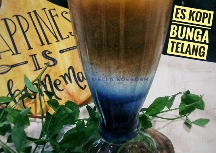 49.2. Es Kopi Susu Bunga Telang