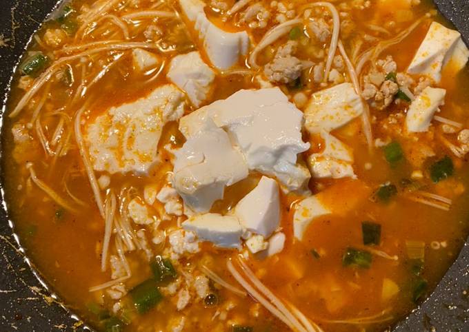 Homemade Sundubu Jjigae