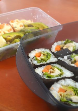 Foto resep DEBM Shirataki Sushi Roll
