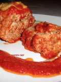 Polpette di Tritato Misto con ripieno di Scamorza Affumicata al Sugo