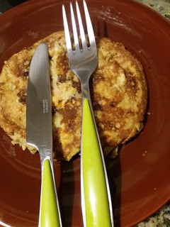 Una foto de Postre de plátano sin gluten. Para celíacos