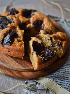 Foto di Torta nua cioccolato e pere