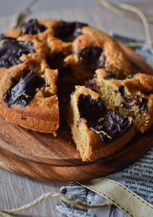 Foto di Torta nua cioccolato e pere
