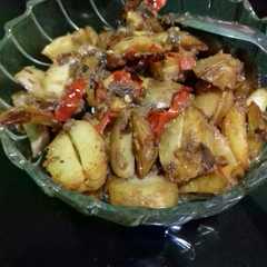 A picture of Jengkol Goreng Terasi.