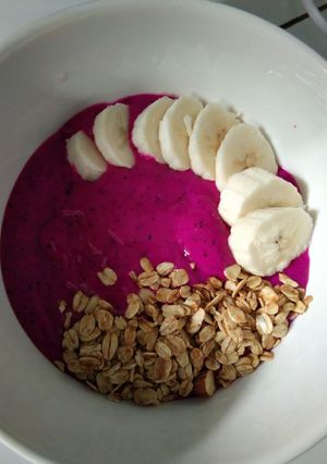 Foto resep Dragon bowl manggo smoothies