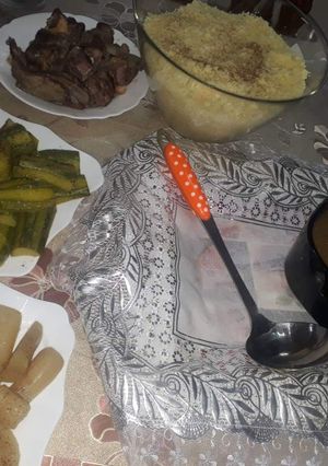 صورة لوصفة طعام بلحم غنمي