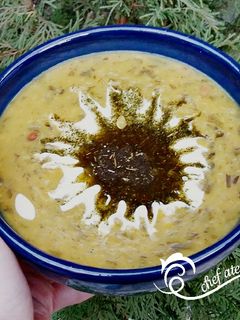 عکسی از دستور آش ترخینه آتنا