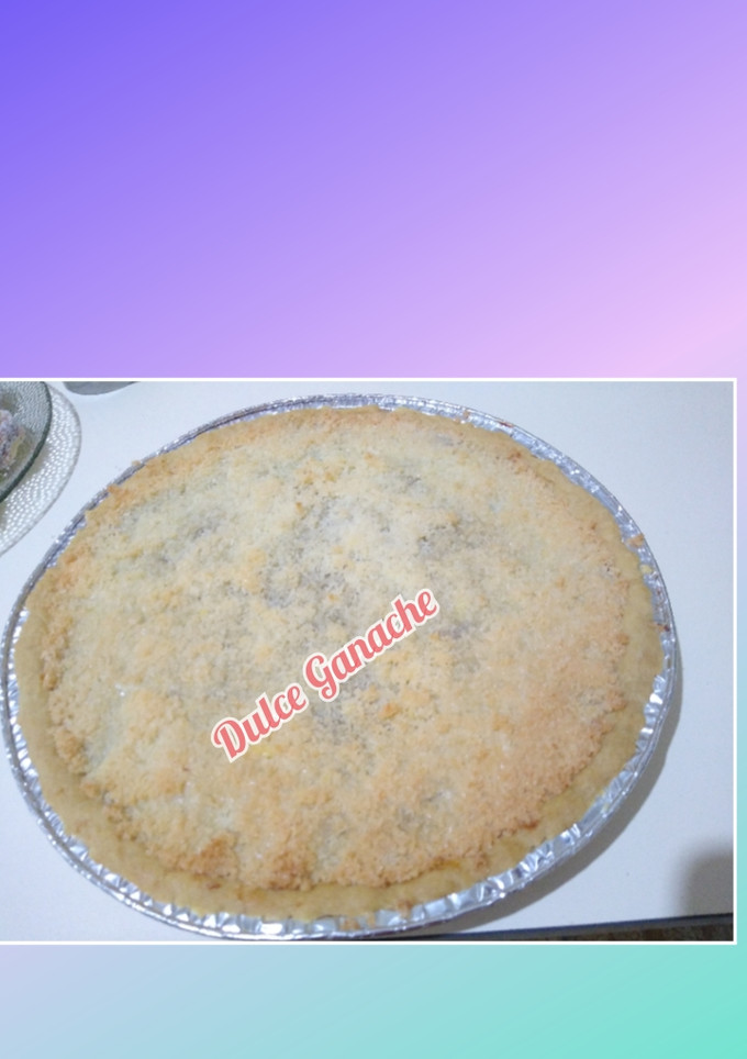 Una foto de Tarta de dulce de leche y coco