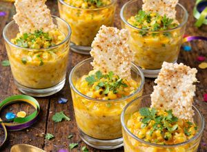 Foto de Brandade de Bacalhau com Azeite de Dendê e Crocante de Tapioca