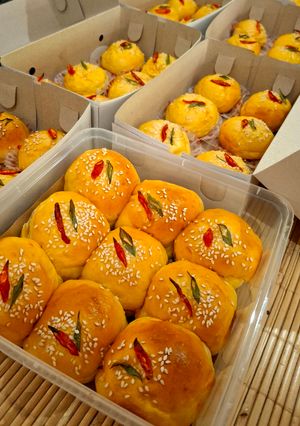 Foto resep Roti Sobek (gurih,isi abon😋)