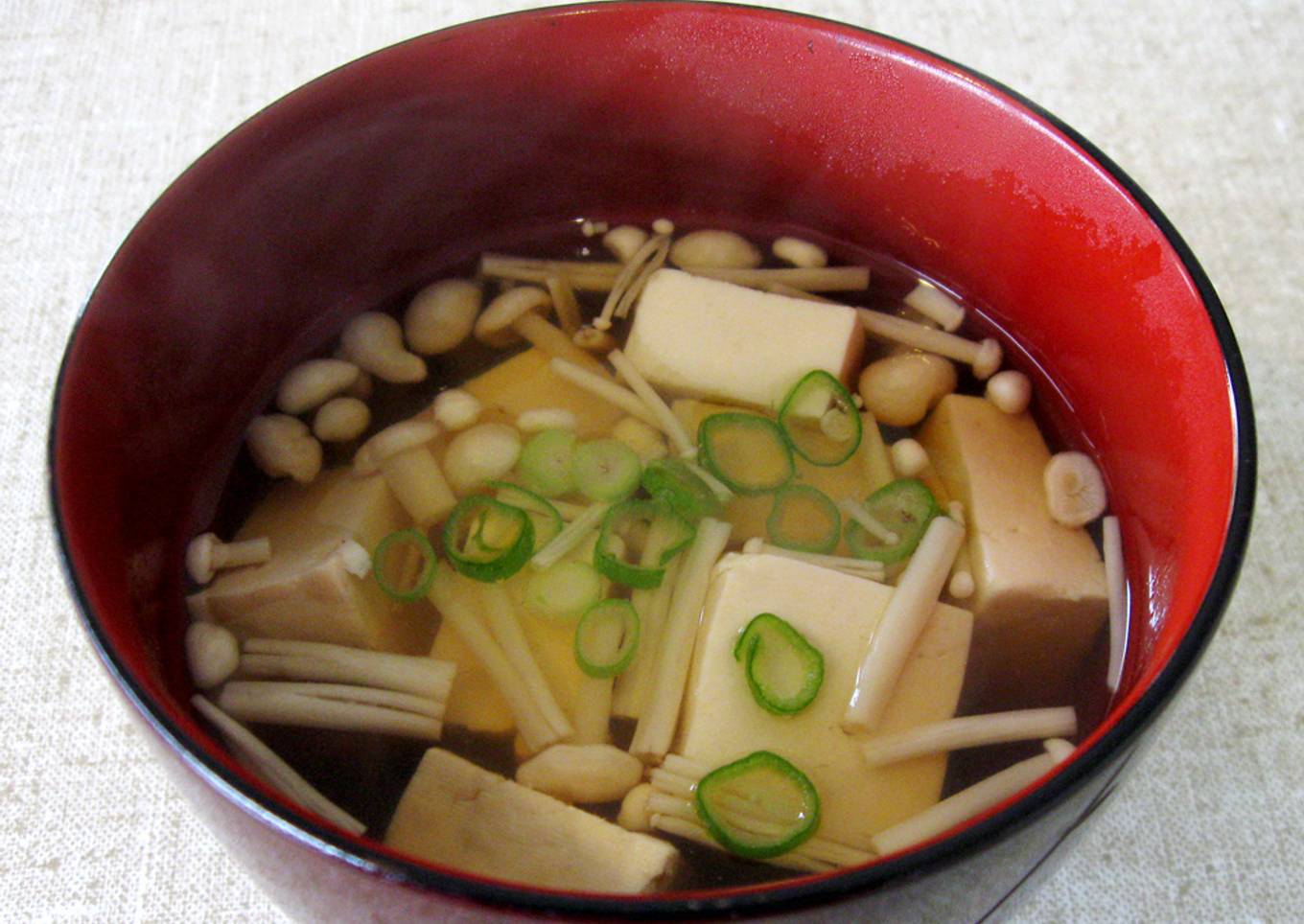 Tofu & Enoki Clear Soup