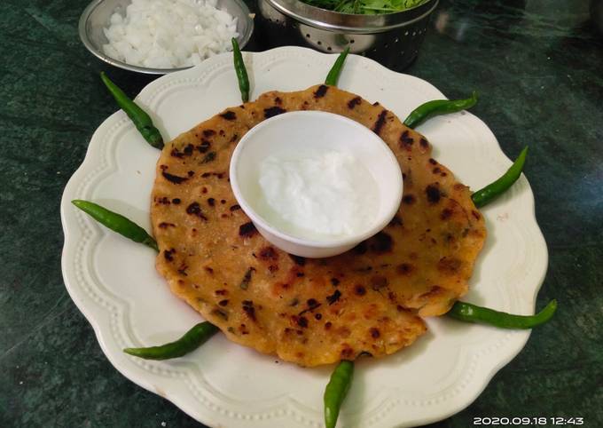 Recipe of Quick Chawal ke Aate ki Spicy Roti - New Recipes to try at home