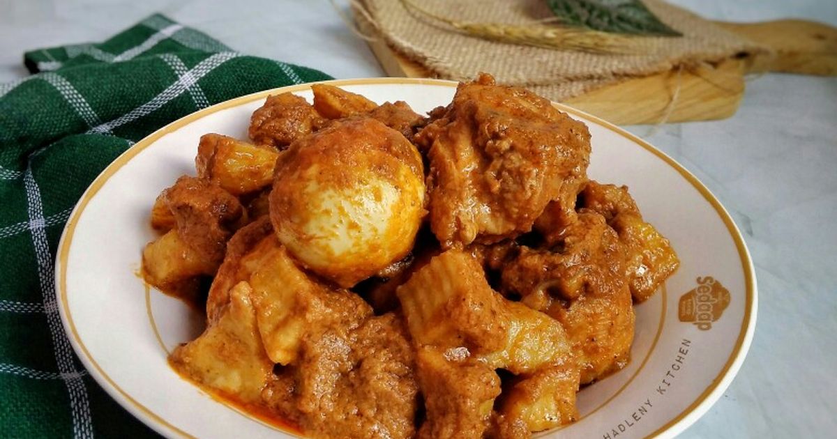 Resep rendang ayam bumbu instan mix rumahan enak dan mudah - Cookpad