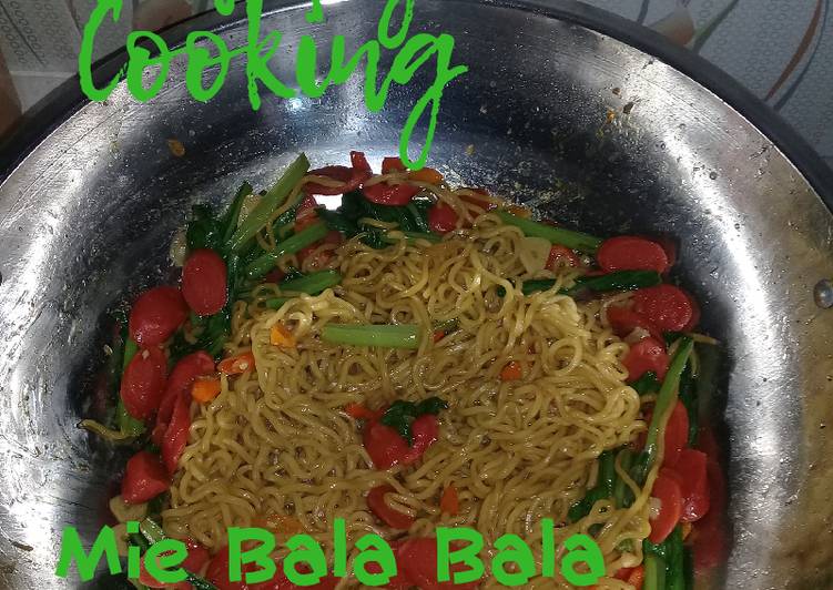 Resep Mie sosis manis pedas Anti Gagal