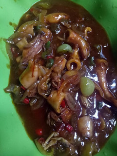 Foto resep Cumi Asin Saus Padang