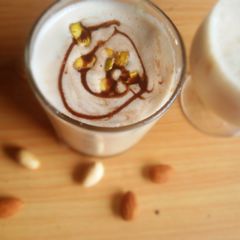A picture of Peanut sweet lassi.