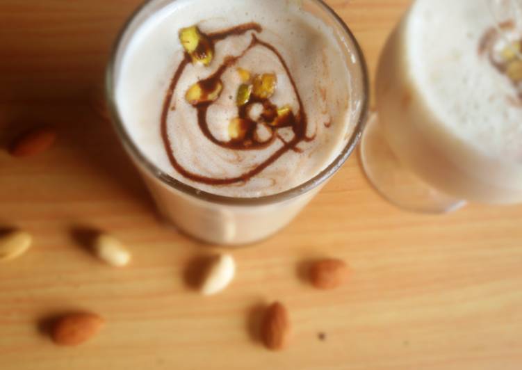 Simple Way to Make Speedy Peanut sweet lassi