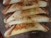 Gambar roti bakar mozarella