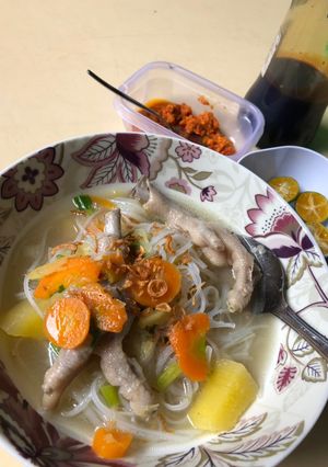 Foto resep Sop singkong ceker
