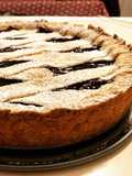 Crostata con confettura di mirtilli 🫐