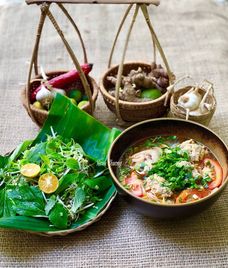 bún riêu thịt xay