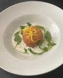 Parmesan Cod cakes with parsley sauce