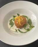 Parmesan Cod cakes with parsley sauce