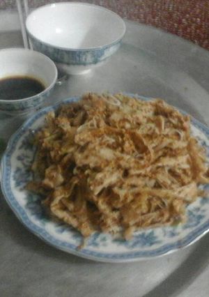 Hình của món Chạo chay chùa non nước.