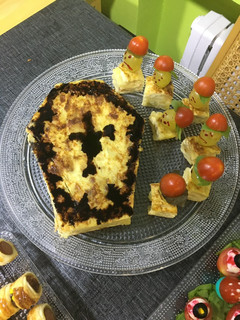 Una foto de Tortilla de patatas terroríficamente terrorífica 🧙♀️👻💀☠️👽