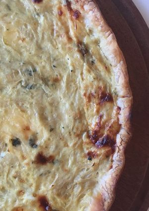 Una foto de Tarta de Cebolla y Roquefort