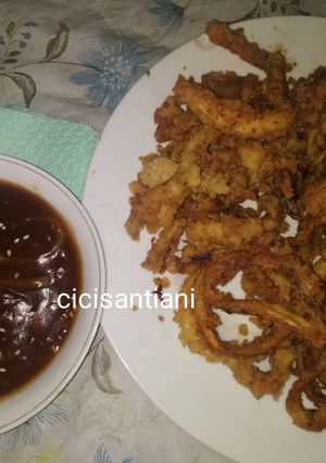 Foto resep Cumi-cumi Crispy sambal Lada Hitam
