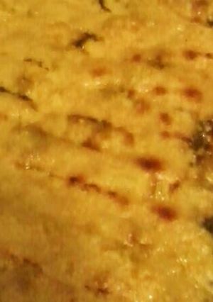 A picture of My yummy cheesy pie.