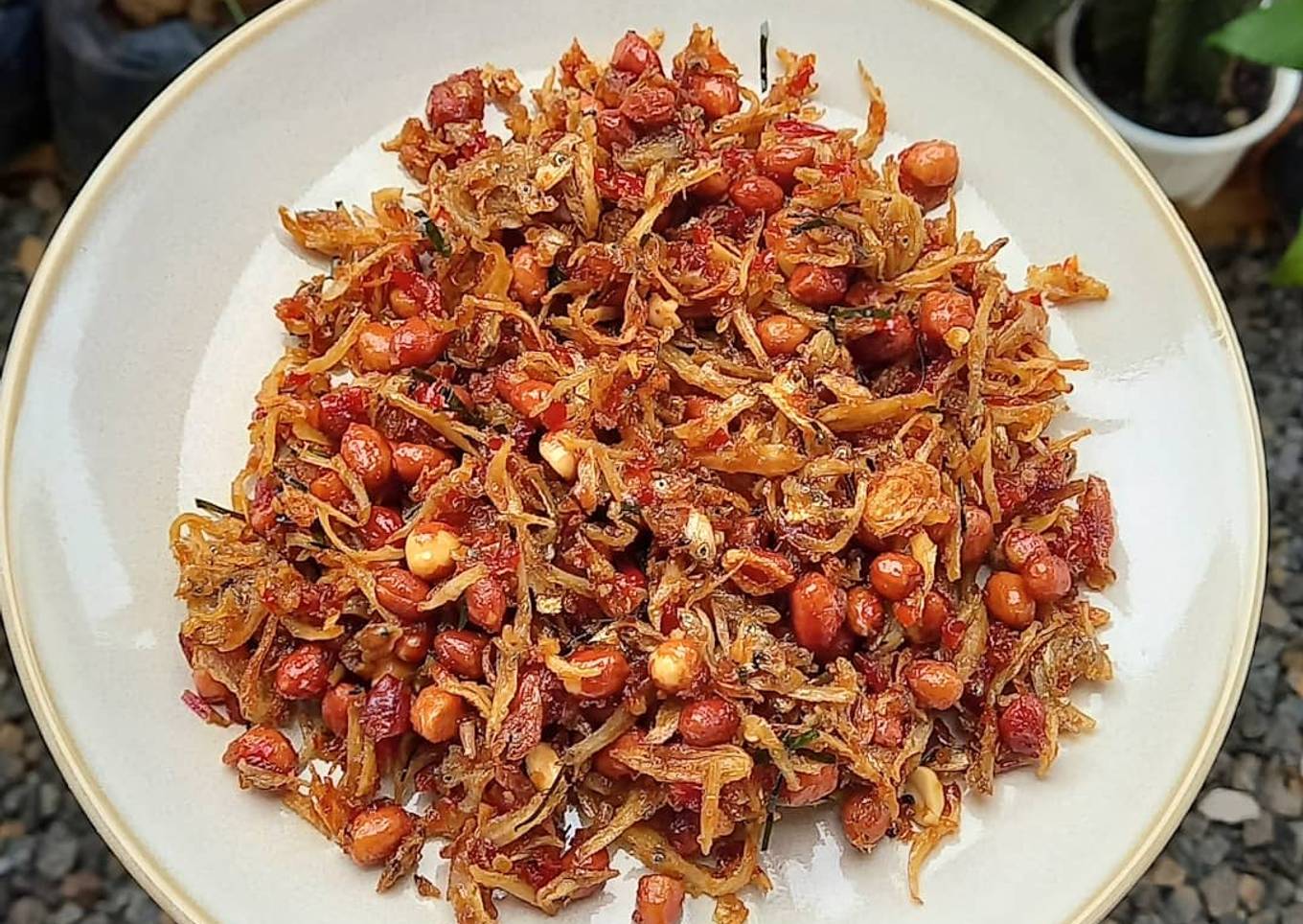 Sambel kacang teri nasi