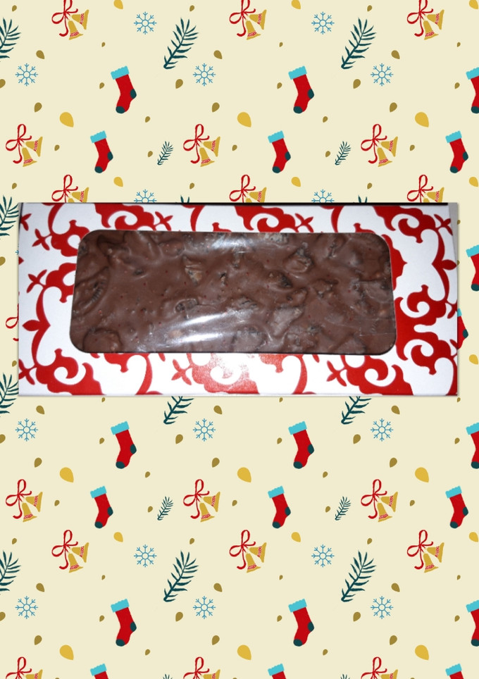 Una foto de Turrón oreo de chocolate con leche