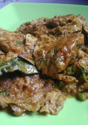 Foto resep Telur dadar bumbu rujak