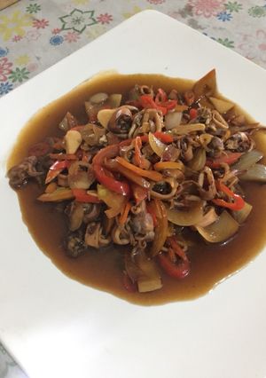 Foto resep Cumi Asin Tomat Pedas