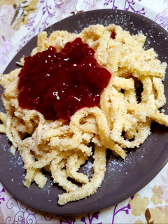 Grízes tészta (házi tésztából) recept fotója