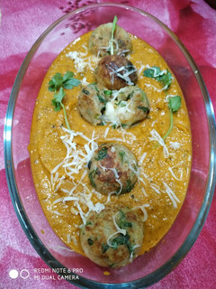 च़ीज नगेट्स करी (Cheese nuggets curry recipe in Hindi) रेसिपी मुख्य फोटो