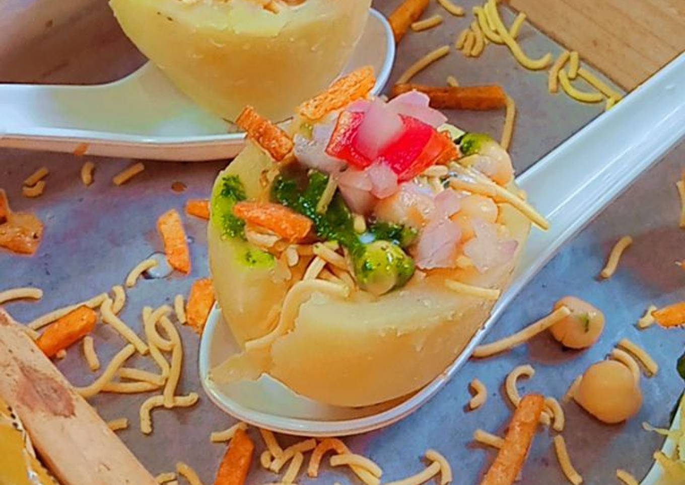 Aalo handi chaat