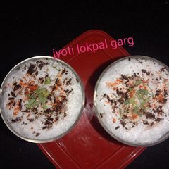 A picture of Masala lassi.
